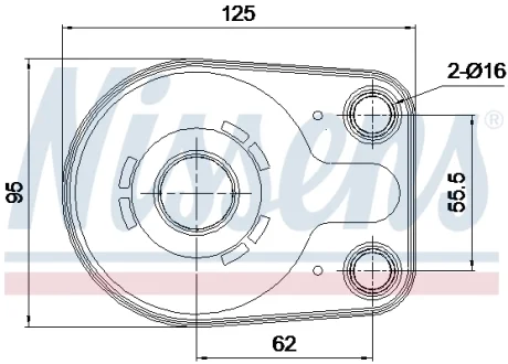 AVA CHRYSLER Оливний радіатор (без корпуса) Voyager IV 2.5/2.8CRD 00-, Jeep Cherokee AVA COOLING CR3150