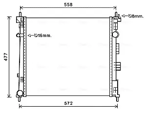 Теплообменник AVA COOLING DN2407 (фото 1)