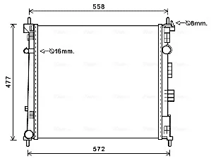 Теплообменник AVA COOLING DN2407