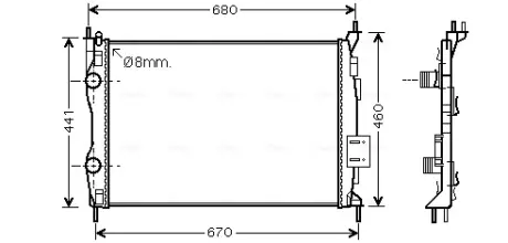 Теплообменник AVA COOLING DN2413