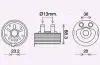 Радіатор масляний Nissan X-Trail (01-), Navara D22 (97-) 2.2 dCi, 2.5 dCi AVA AVA COOLING DN3443 (фото 1)