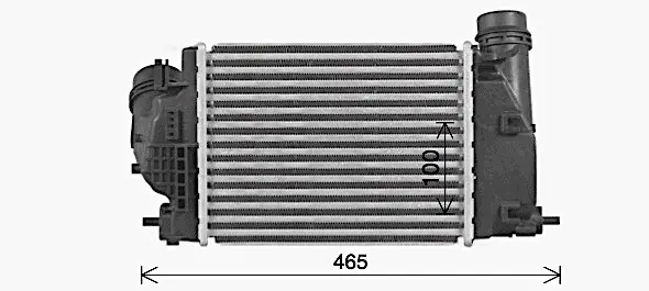 Охолоджувач наддувального повітря AVA COOLING DN4469 (фото 1)