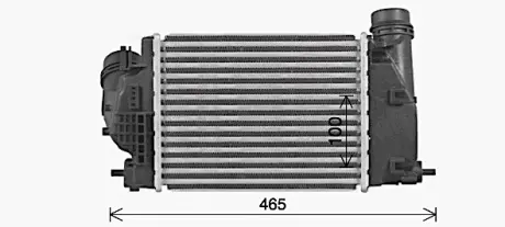 Охолоджувач наддувального повітря AVA COOLING DN4469