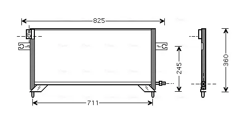 Конденсатор AVA COOLING DN5204 (фото 1)
