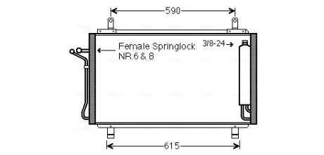 Конденсатор AVA COOLING DN5329D
