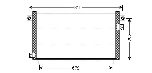 Конденсатор AVA COOLING DN5330 (фото 1)