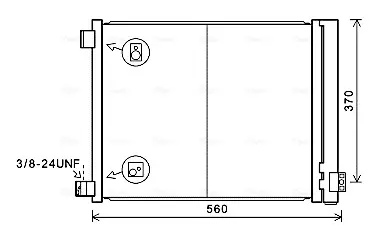 Конденсатор AVA COOLING DN5427D (фото 1)