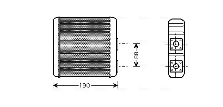 Теплообменник AVA COOLING DN6139