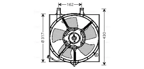 Вентилятор AVA COOLING DN7510