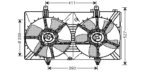Вентилятор AVA COOLING DN7518 (фото 1)