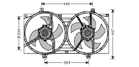 Вентилятор AVA COOLING DN7528