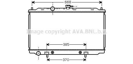 Радиатор охлаждения NISSAN PRIMERA (P12, W12) (02-) (AVA) AVA COOLING DNA2218