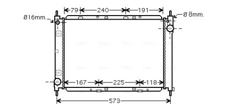 Теплообменник AVA COOLING DNA2261