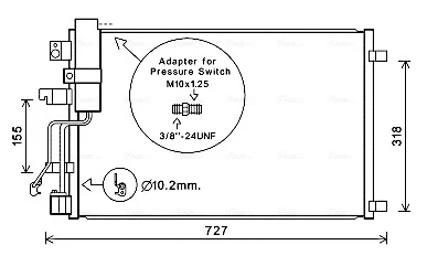 Автозапчасть AVA COOLING DNA5290D