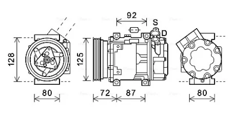 Автодеталь AVA COOLING DNAK429