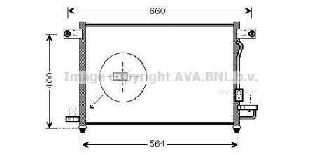 Радиатор кондиционера AVA AVA COOLING DW5061D