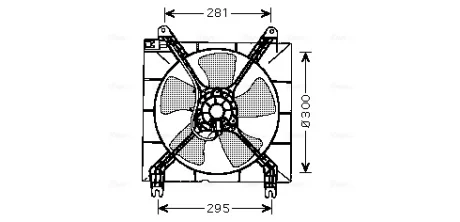Вентилятор AVA COOLING DW7507
