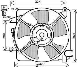 Вентилятор AVA COOLING DW7519