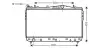 Радіатор охолодження NUBIRA/LACETTI MT 03-1,6-1,8 (Ava) AVA COOLING DWA2073 (фото 1)