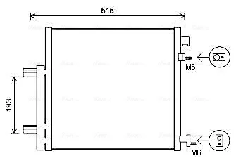 Конденсатор AVA COOLING DWA5140D