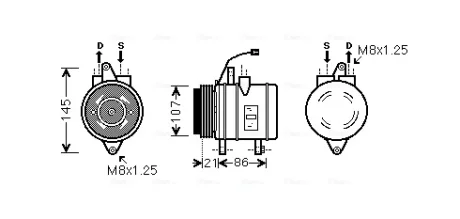 Компрессор AVA COOLING DWAK079