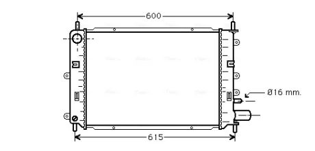 Теплообменник AVA COOLING FD2152