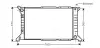 Радіатор TRANSIT5 2.5TD MT-AC 94- (Ava) AVA COOLING FD2204 (фото 1)