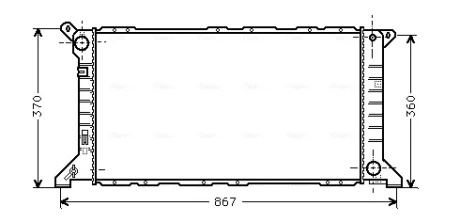 Теплообменник AVA COOLING FD2206