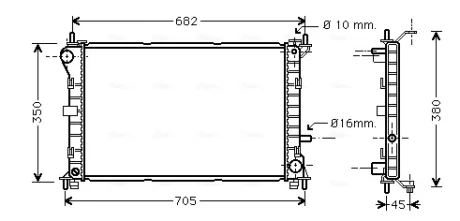 Теплообменник AVA COOLING FD2265
