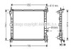 Радиатор охлождения FORD FOCUS I (CAK) (98-) (AVA) AVA COOLING FD2379 (фото 1)