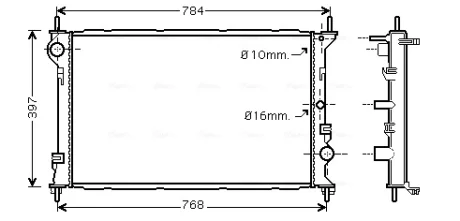 Теплообменник AVA COOLING FD2382
