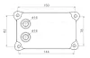 AVA FORD Оливний радіатор Transit 2.4TD 00-, LAND ROVER Defender 2.4TD 06- AVA COOLING FD3698 (фото 1)