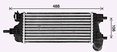 Інтеркулер AVA COOLING FD4662