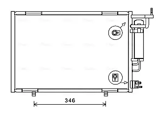 Радіатор кодиціонера AVA COOLING FD5583D