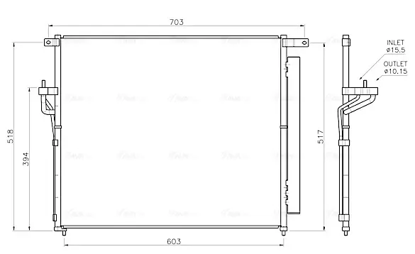 Автодеталь AVA COOLING FD5706D (фото 1)