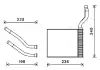 Радіатор обігрівача салону Ford Mondeo IV Galaxy S-max AC+ AVA AVA COOLING FD6464 (фото 1)