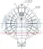 Вентилятор обігрівача Ford Mondeo (14-), S-Max (15-), Edge USA (15-) AVA AVA COOLING FD8725 (фото 1)