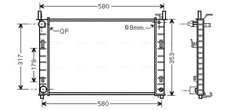 Теплообменник AVA COOLING FDA2326
