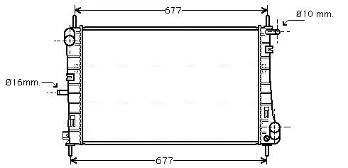 Теплообменник AVA COOLING FDA2338 (фото 1)