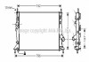 Радіатор охолодження двигуна Focus C-Max 1.6 TDCi*10/03- (AVA) AVA COOLING FDA2370 (фото 1)