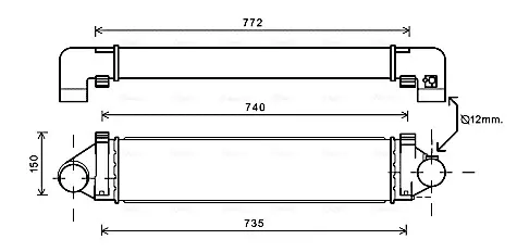 Теплообменник AVA COOLING FDA4481 (фото 1)