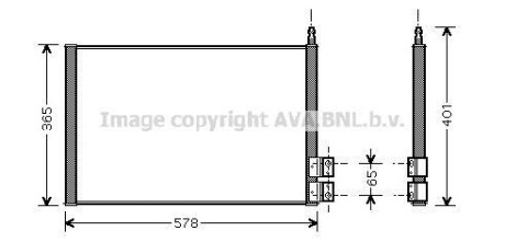 Радиатор кондиционера AVA AVA COOLING FDA5328