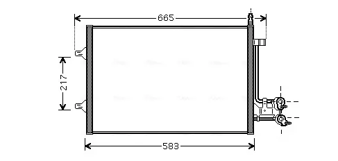 Конденсатор AVA COOLING FDA5395 (фото 1)