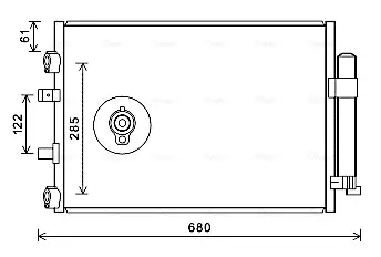 Конденсатор AVA COOLING FDA5484D (фото 1)