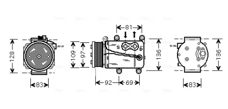 Компрессор AVA COOLING FDAK171