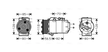 Компрессор AVA COOLING FDAK394