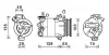 Компресор кондиціонера Focus III (11-), Kuga (13-) 2.5i, 2.0 EcoBoost AVA AVA COOLING FDAK595 (фото 1)