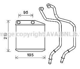 Радиатор отопителя салона AVA AVA COOLING FT6313