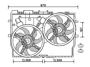 Вентилятор AVA COOLING FT7583