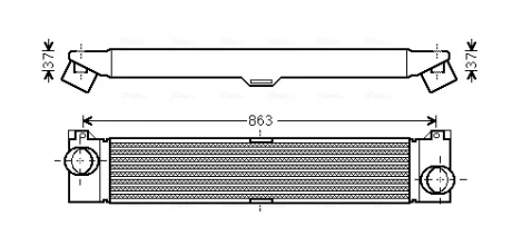Теплообменник AVA COOLING FTA4353